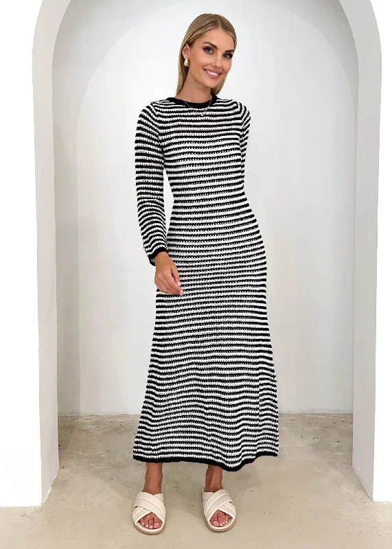 kralta-knit-maxi-dress-black-stripe