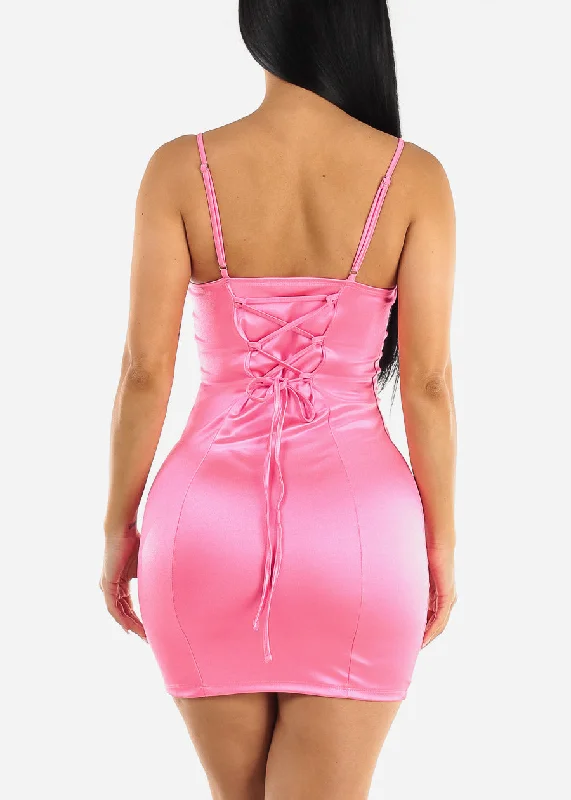 lace-up-back-satin-mini-dress-hot-pink-id5217hpnk