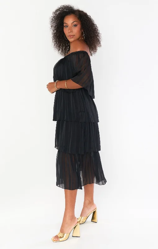 lana-midi-dress-flutter-stripe-chiffon-black