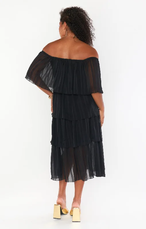 lana-midi-dress-flutter-stripe-chiffon-black