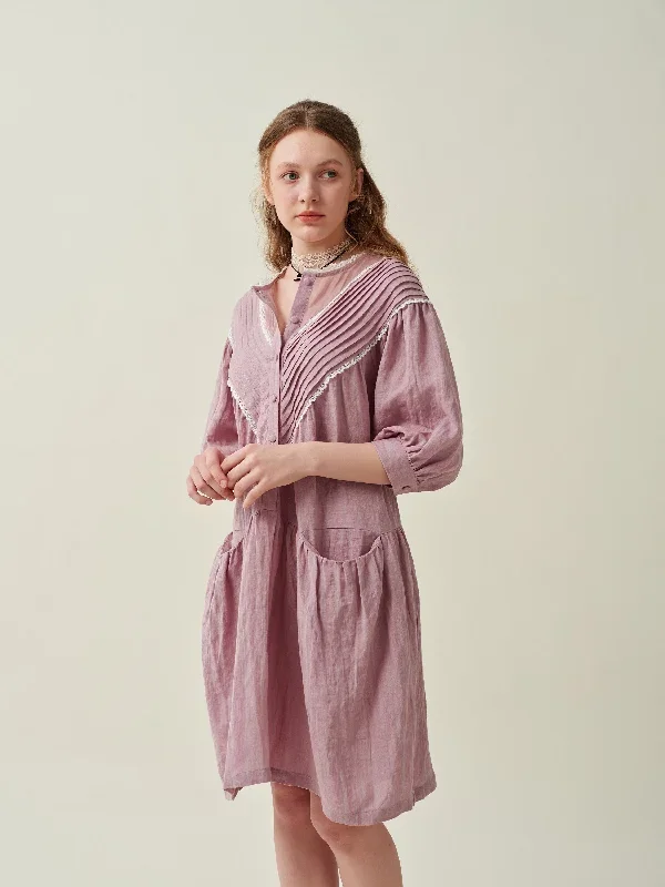 linen-dress-in-purple-vintage-dress-summer-dress-puff-sleeve-dress-victorian-dress-maternity-dress-plus-size-dress-linennaive