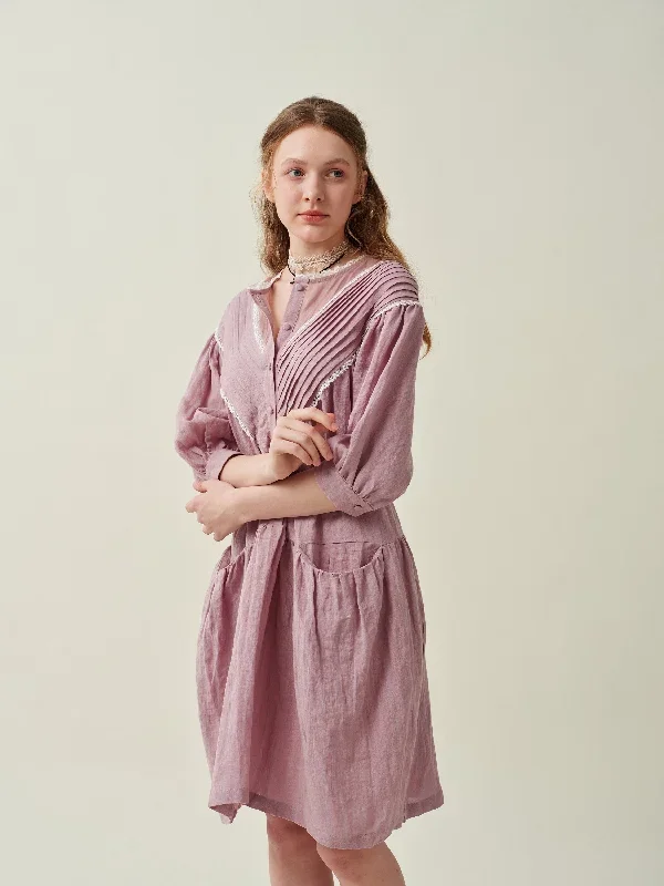 linen-dress-in-purple-vintage-dress-summer-dress-puff-sleeve-dress-victorian-dress-maternity-dress-plus-size-dress-linennaive