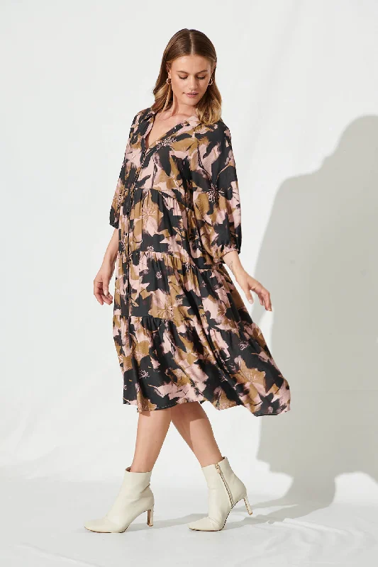 marcella-midi-shirt-dress-in-black-multi-print-cotton-blend