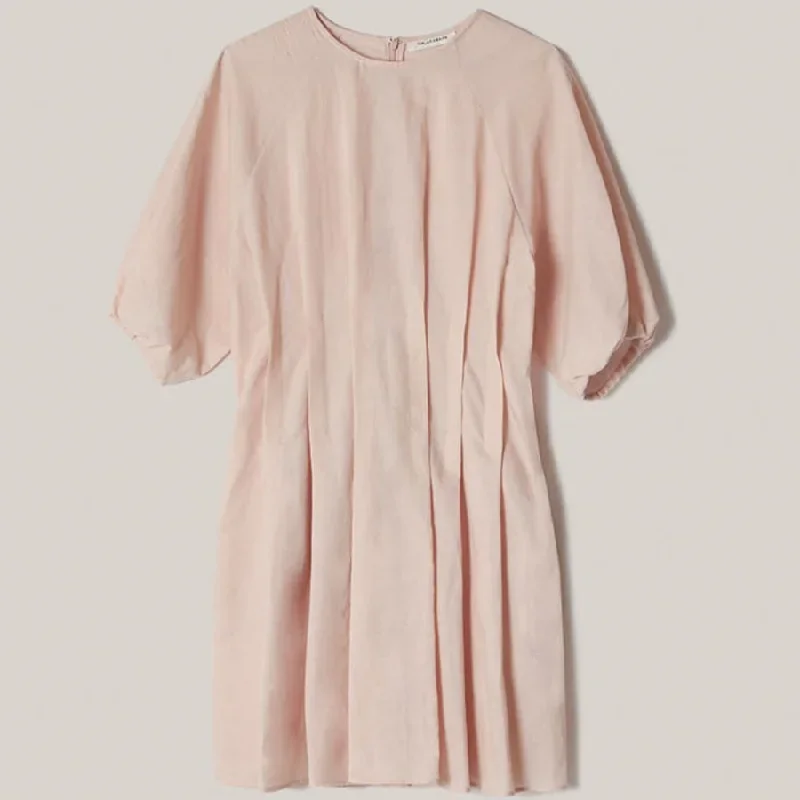 MINI DRESS "TRINE" WITH PLEAT DETAILS