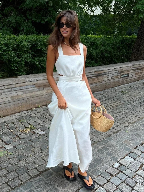 minimalism-knotted-cami-long-dress