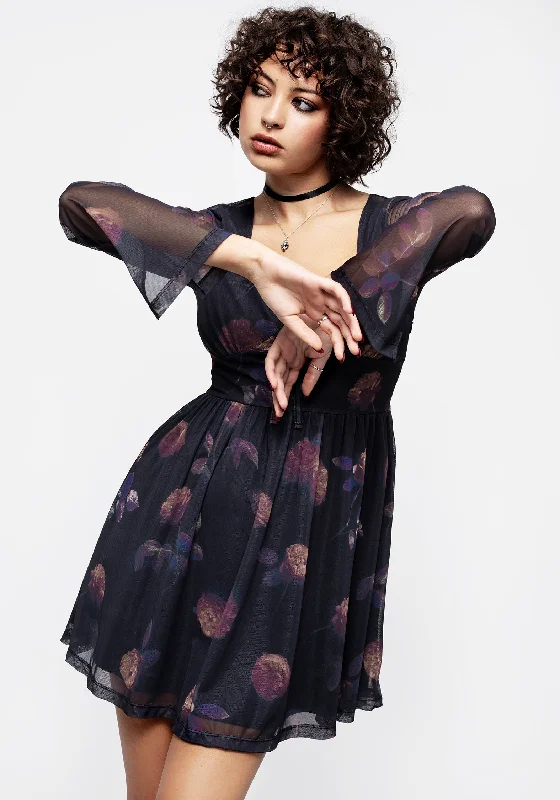 monica-floral-mesh-skater-dress