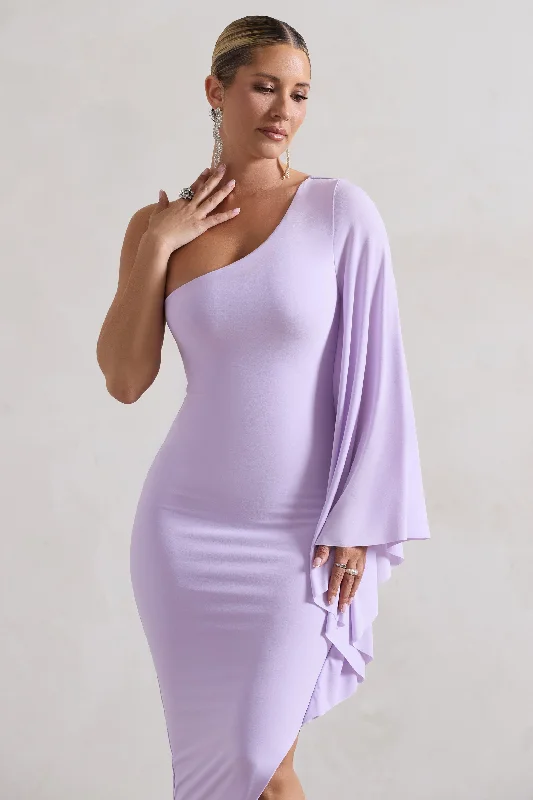 my-level-lilac-asymmetric-midi-dress-with-cape-sleeve-cl132357194