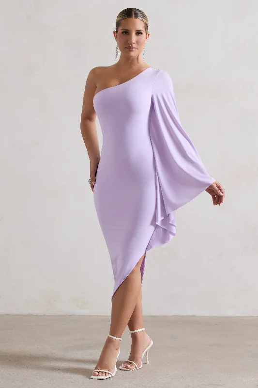 my-level-lilac-asymmetric-midi-dress-with-cape-sleeve-cl132357194