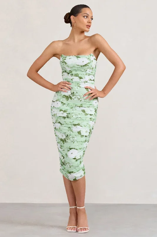 negroni-white-green-floral-print-bandeau-corset-ruched-mesh-midi-dress-cl127289153