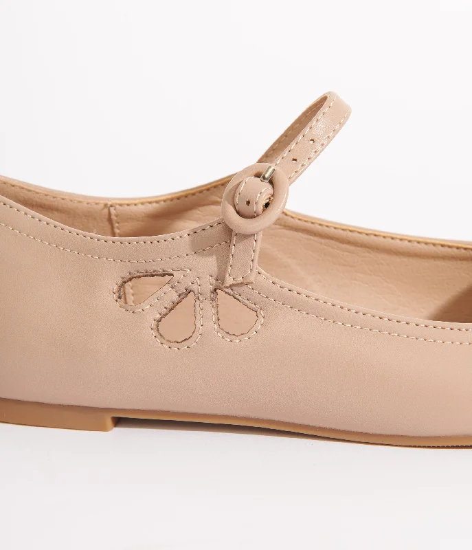 nude-leatherette-mary-jane-flats