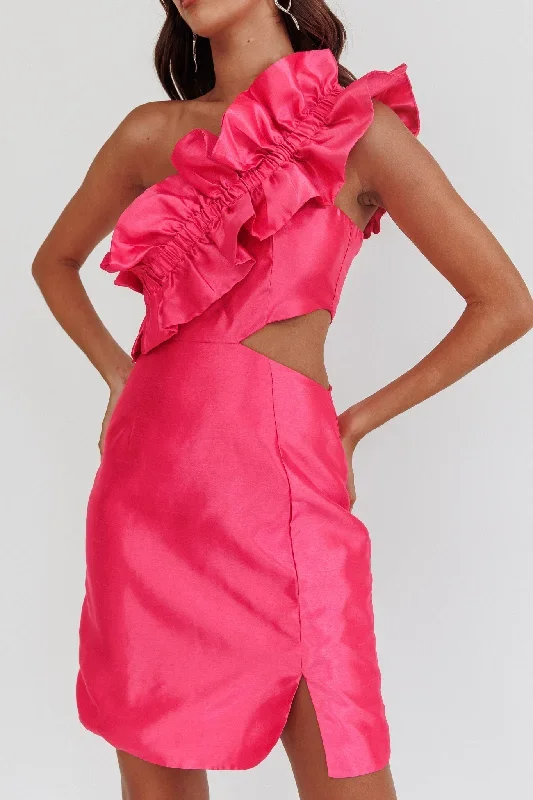 ny-moment-wide-ruffle-shoulder-mini-dress-pink