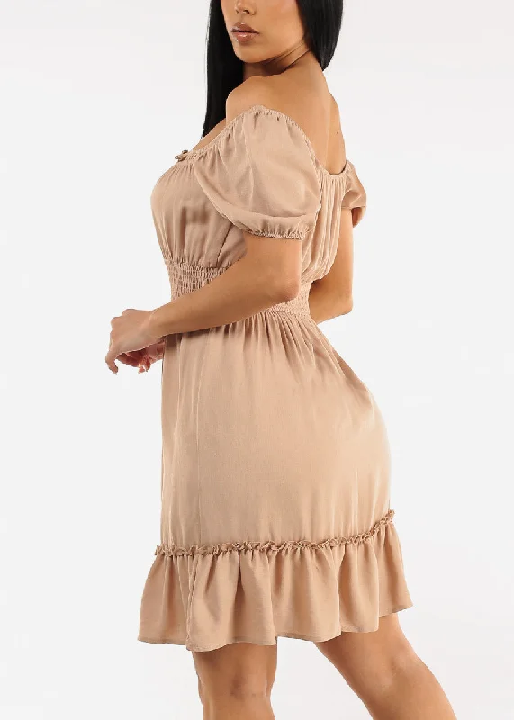 off-shoulder-smock-waist-mini-dress-taupe-bd05167taup