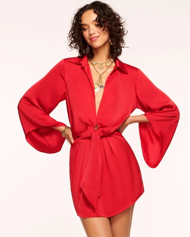 Penny Bell Sleeve Mini Dress