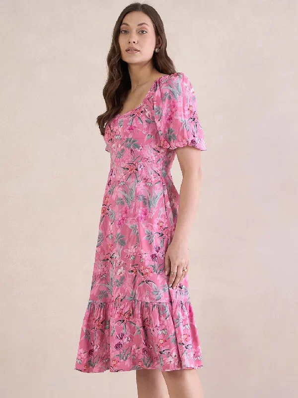 pink-tropical-print-front-slit-midi-dress-ff-4081f