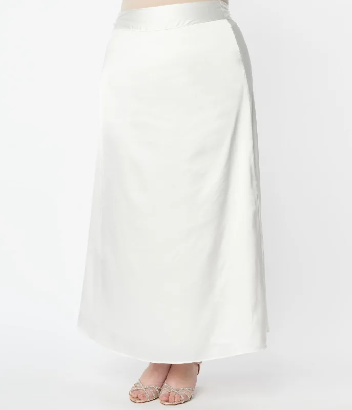 plus-size-ivory-long-sleeve-blouse-midi-skirt-bridal-set