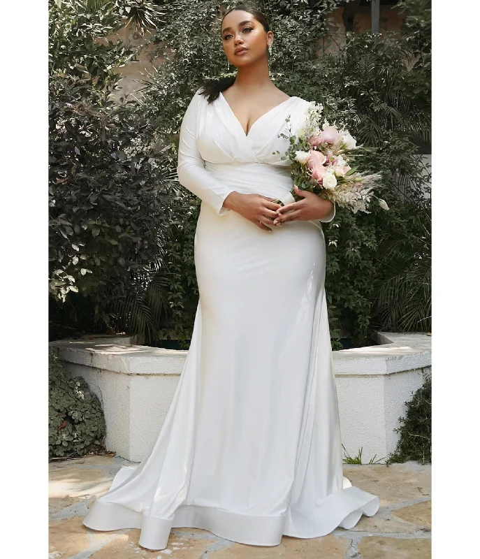 plus-size-white-mermaid-bridal-gown