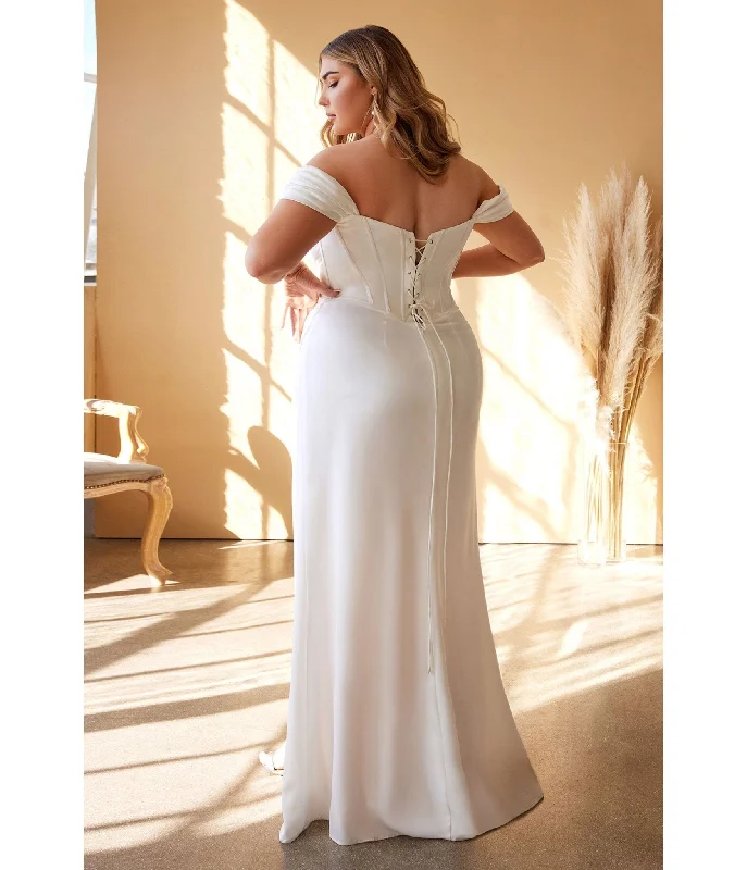 plus-size-white-off-the-shoulder-corset-satin-bridal-gown