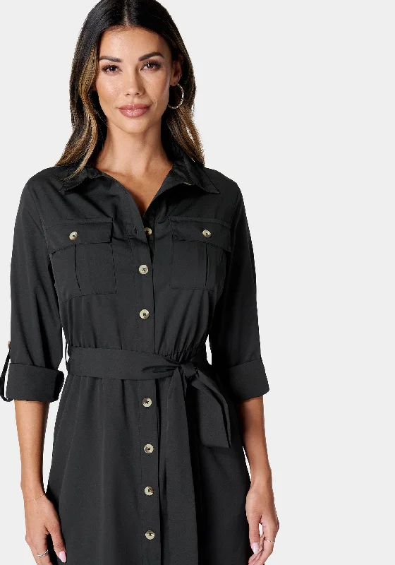 poly-crepe-button-dress-black