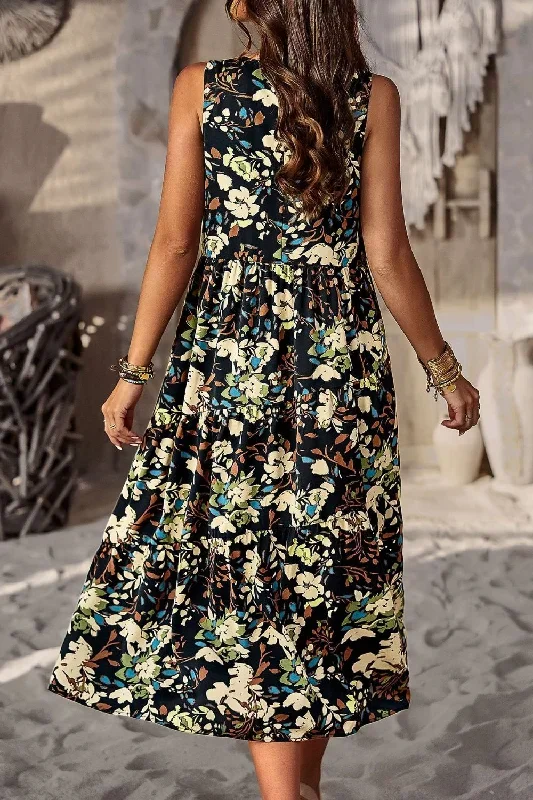 printed-sleeveless-midi-dress-with-pocket