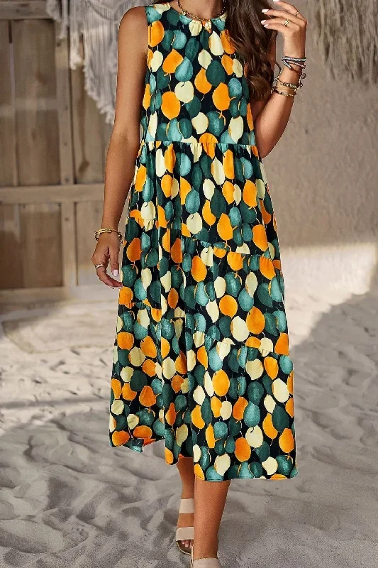 printed-sleeveless-midi-dress-with-pocket