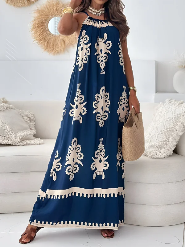 printed-spaghetti-strap-sleeveless-maxi-dress