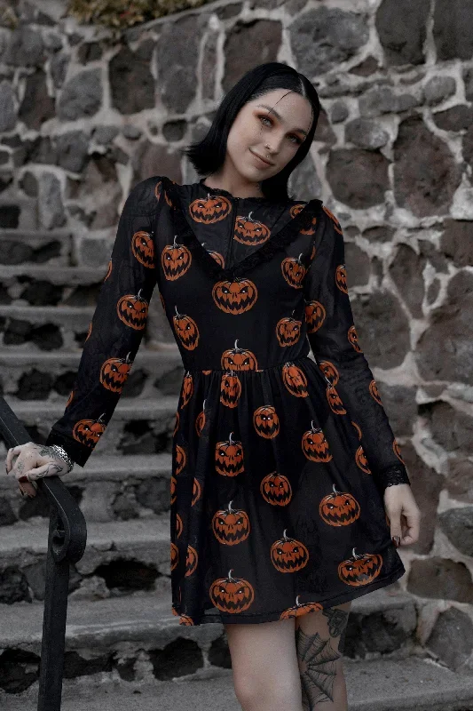 pumpkin-print-victorian-lace-dress