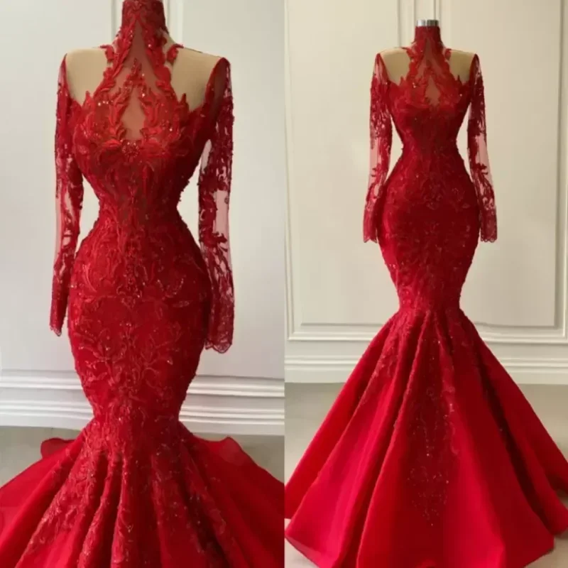 red-mermaid-evening-dresses-plus-size-long-sleeves-sequins-lace-applique-prom-party-gown-vestido-formal-occasion-wear