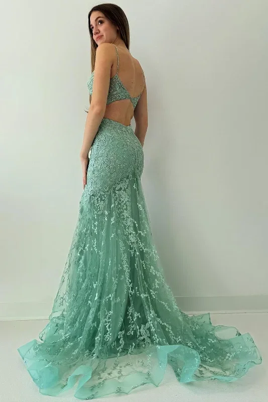 sage-green-appliques-spaghetti-strap-mermaid-long-prom-dress