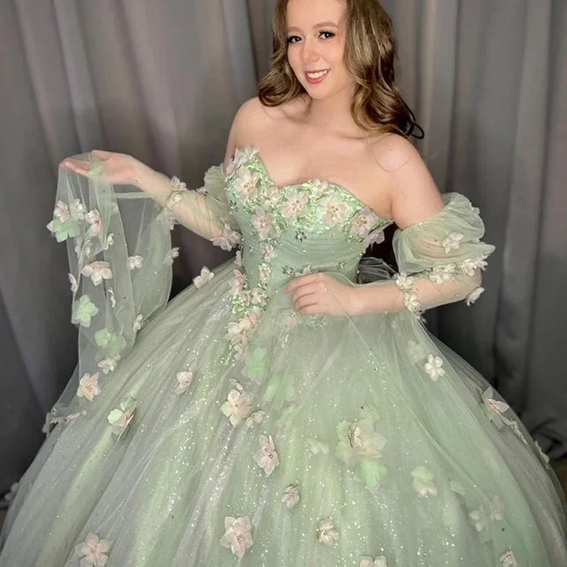 sage-green-off-shoulder-ball-gown-princess-quinceanera-dress-bead-appliques-3dflower-glitter-tulle-vestidos-de-birthday-party