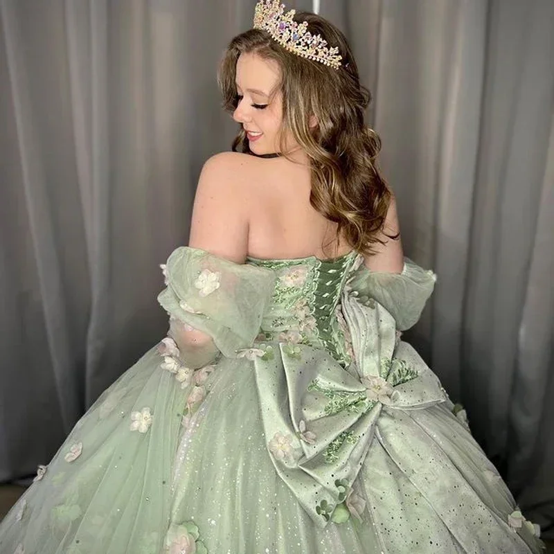 sage-green-off-shoulder-ball-gown-princess-quinceanera-dress-bead-appliques-3dflower-glitter-tulle-vestidos-de-birthday-party