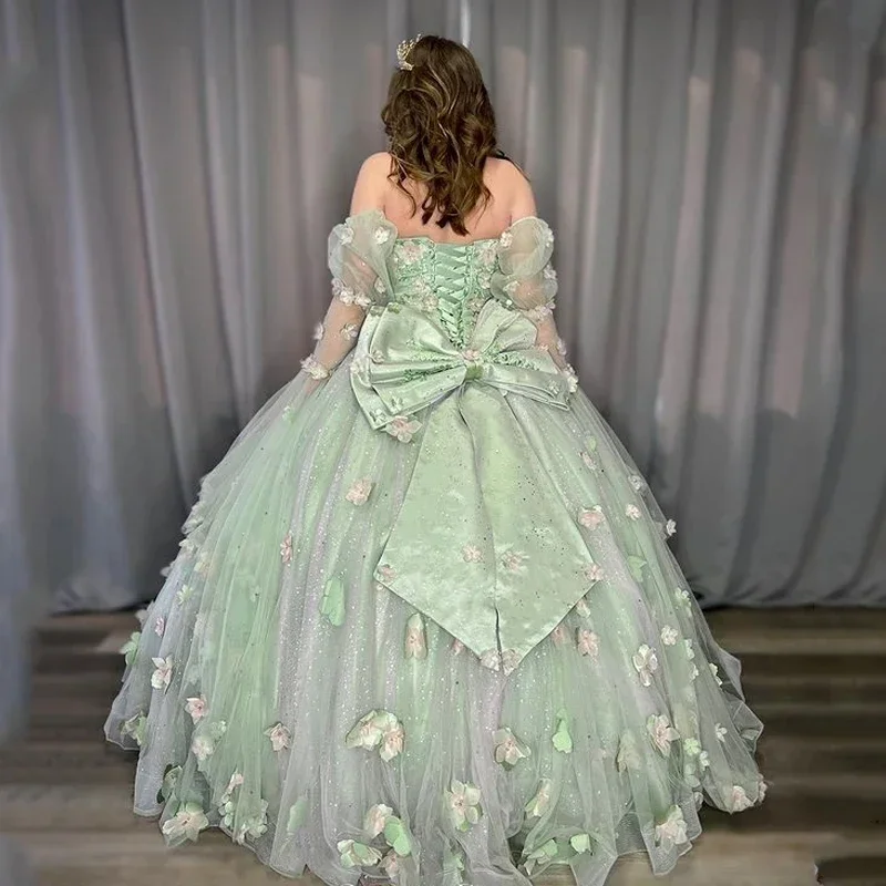 sage-green-off-shoulder-ball-gown-princess-quinceanera-dress-bead-appliques-3dflower-glitter-tulle-vestidos-de-birthday-party