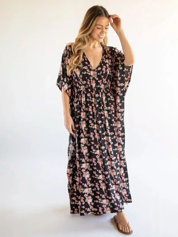 sanibel-kaftan-maxi-dress-black-light-pink-floral