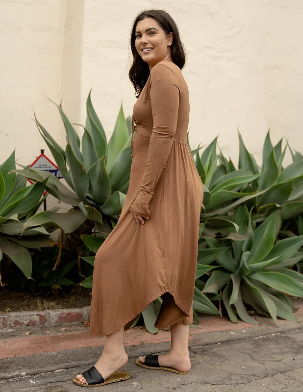 sarah-long-sleeve-dress-amber-brown