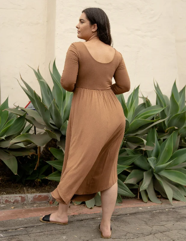 sarah-long-sleeve-dress-amber-brown