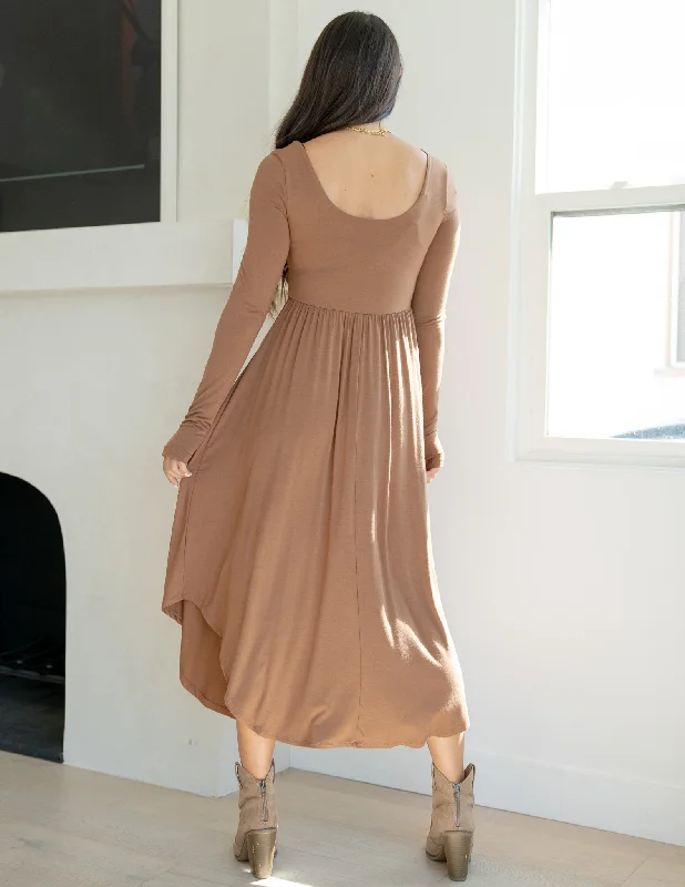 sarah-long-sleeve-dress-amber-brown