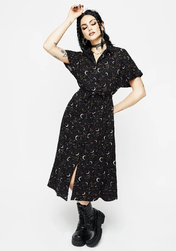 sickle-moon-midi-shirt-dress