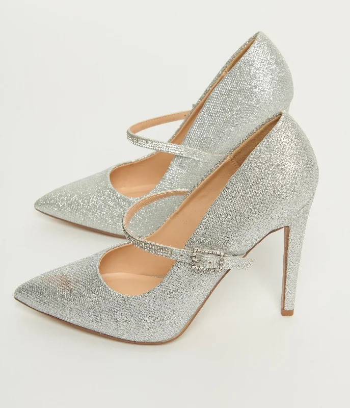 silver-sparkle-pointed-toe-rhinestone-heels