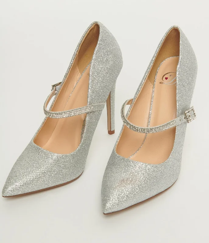 silver-sparkle-pointed-toe-rhinestone-heels