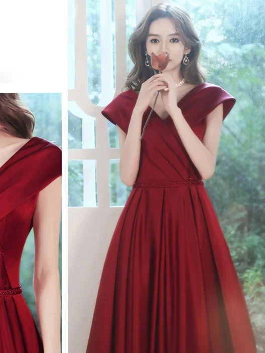 simple-v-neck-burgundy-long-prom-dress-burgundy-a-line-evening-dress