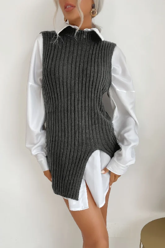 slit-hem-sweater-vest-dress