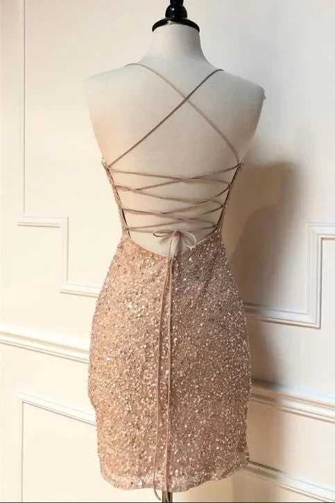 sparkle-straps-tight-peach-sequins-short-homecoming-dress