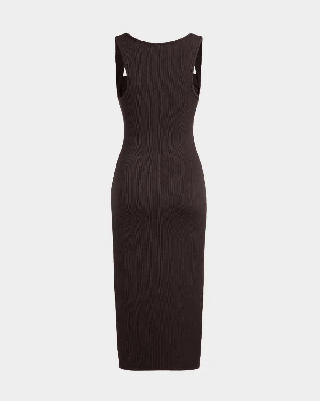 square-neck-ruched-sleeveless-midi-dress-in-dark-brown