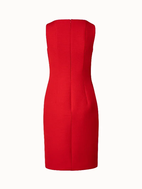 structured-wool-double-face-sheath-dress-red