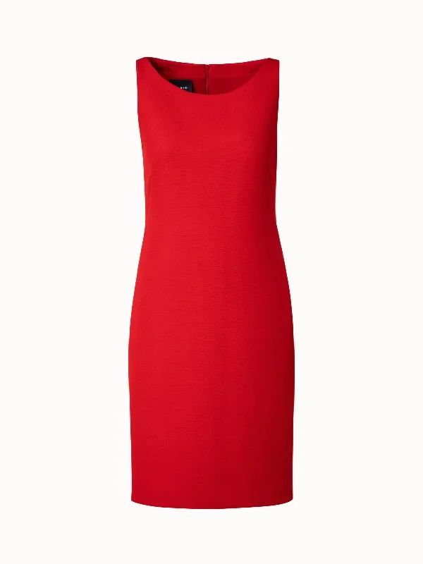 structured-wool-double-face-sheath-dress-red