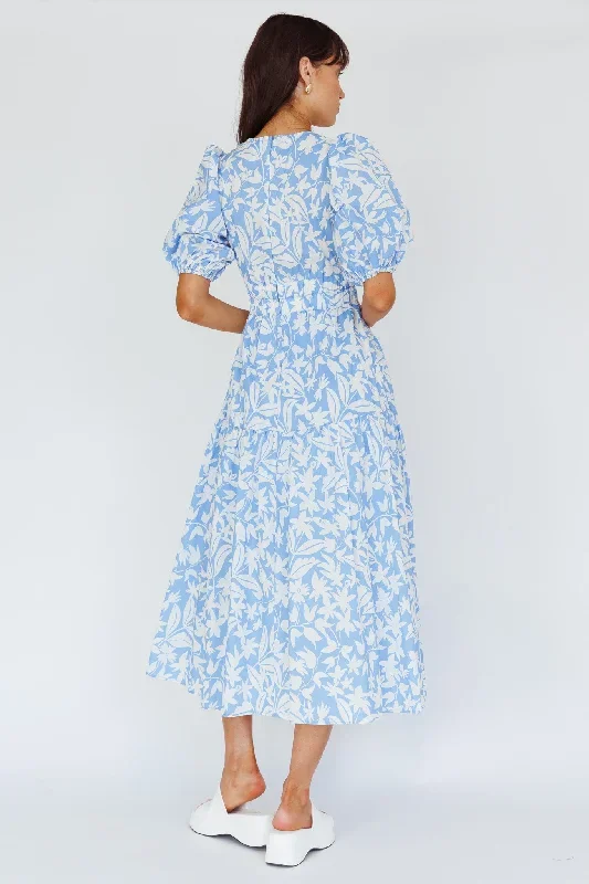 summer-land-v-neckline-midi-dress-floral-blue