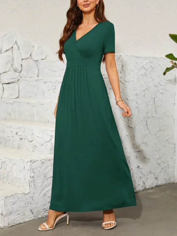 surplice-short-sleeve-maxi-dress