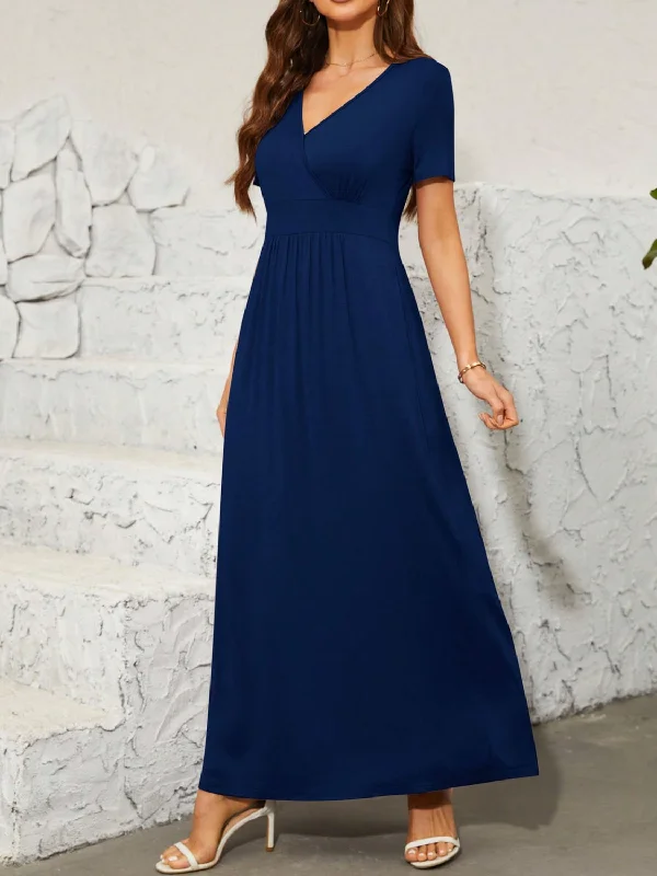 surplice-short-sleeve-maxi-dress