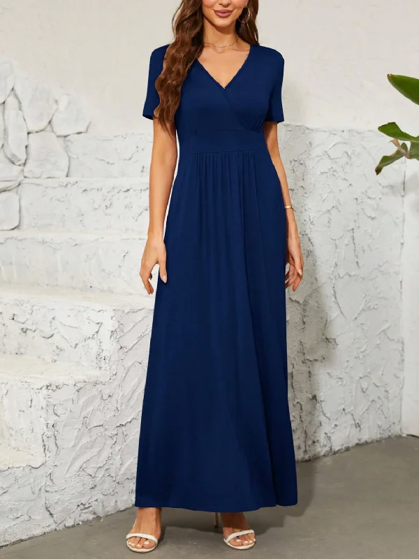 surplice-short-sleeve-maxi-dress