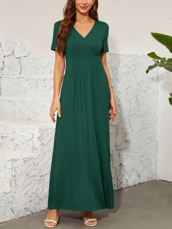 surplice-short-sleeve-maxi-dress