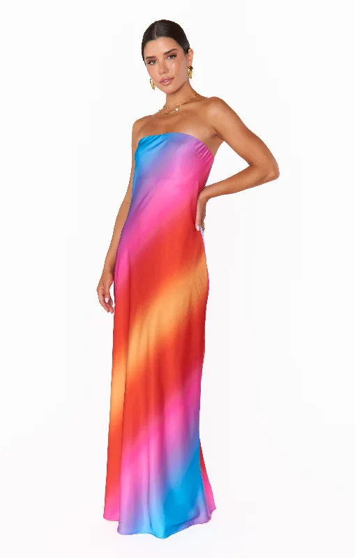 Taylor Tube Dress ~ Sunset Ombre